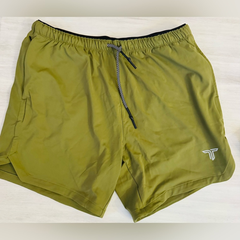 Takedown Olive Green‎ Men’s XL Atheltic Shorts with Drawstring